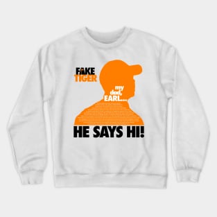 Fake Tiger Crewneck Sweatshirt